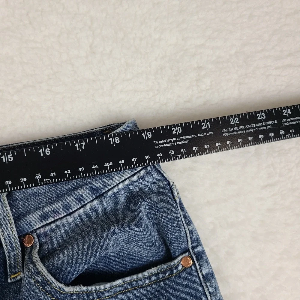 EXPRESS Jeans Womens XL Short 18-22 Straight Ankle High Rise Ultra Hyper Stretch